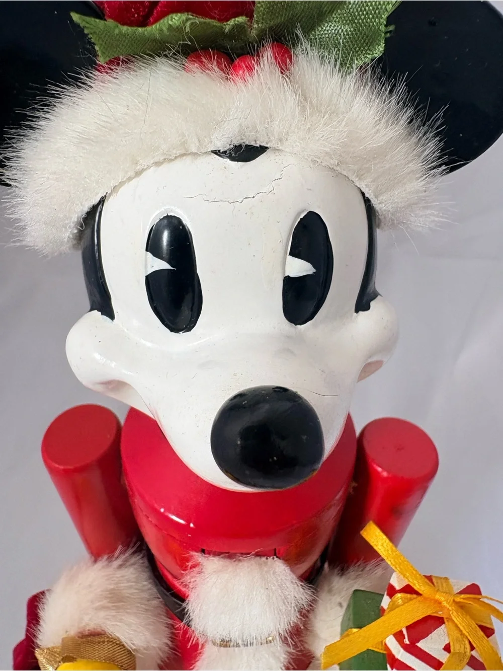 Disney Brand Wooden Mickey Mouse Nutcracker and Countdown to Christmas